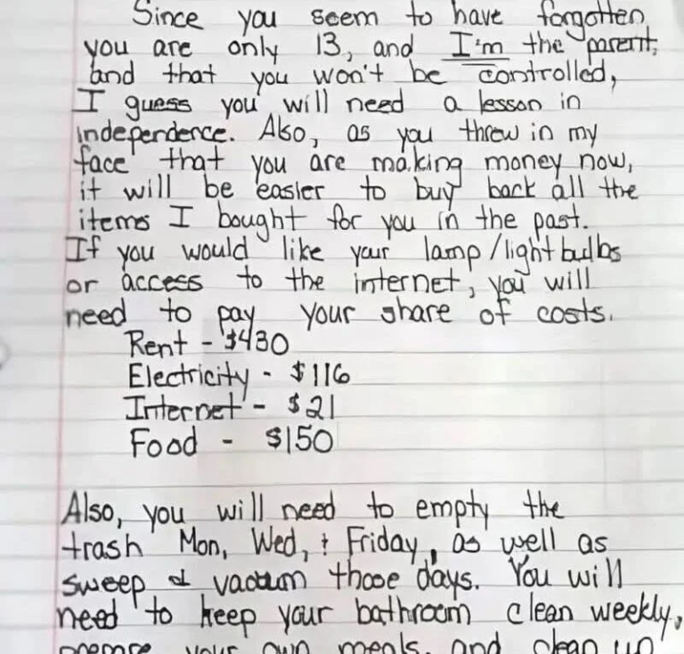 Mom Leaves a Note on Her “Disrespectful” Son’s Door—Now It’s Going Viral