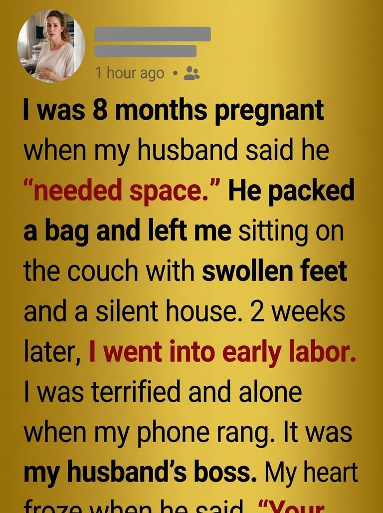 I Was 8 Months Pregnant When My Husband Asked for Space