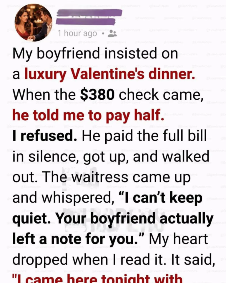 She Thought He Was Finally Going to Propose—Then He Gave Her a $380 Test
