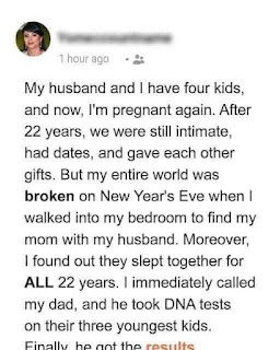 She Was Seven Months Pregnant When She Caught Her Husband in Bed With Her Mother