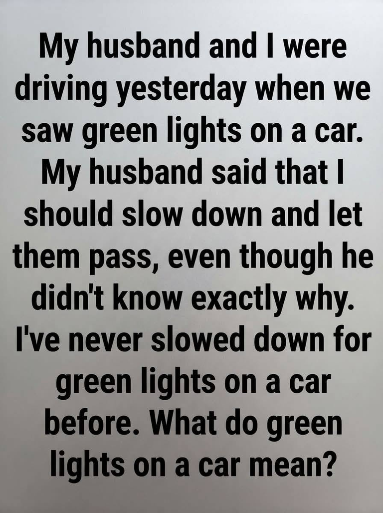 The Mysterious Green Lights Drivers Keep Talking About See Here