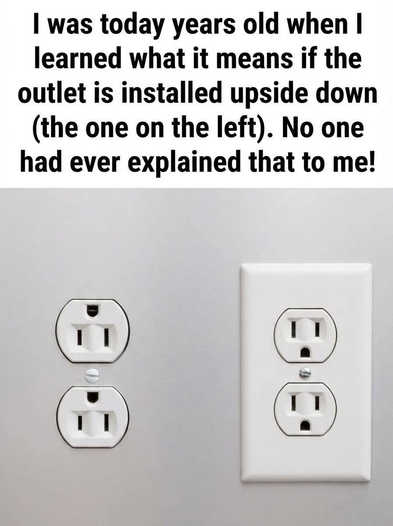 Why Some Electrical Outlets Are Installed Upside Down—The Reason Might Surprise You