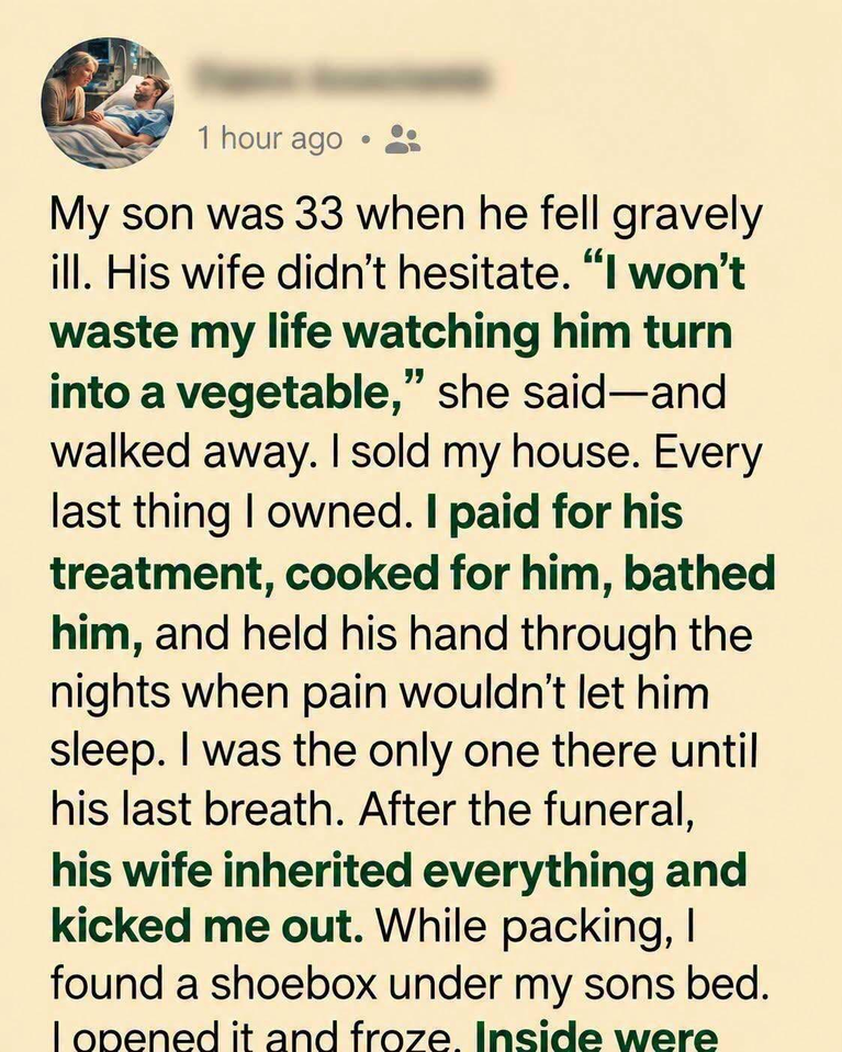 His Wife Kicked Me Out After His Funeral, but She Didn’t Know This