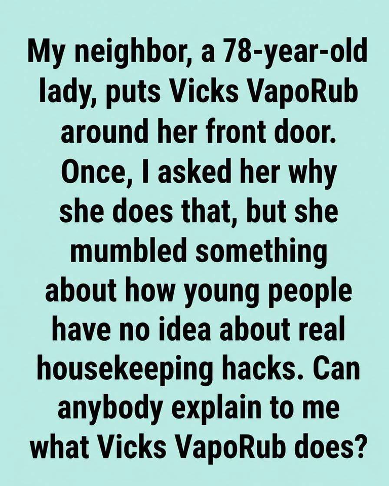 Amazing Trick With Vicks VapoRub: A Natural Spider Repellent?