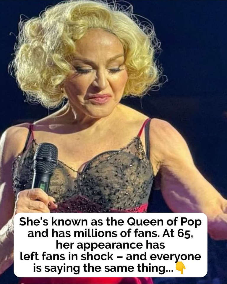 Fans left in shock at Madonna’s new look during recent concert